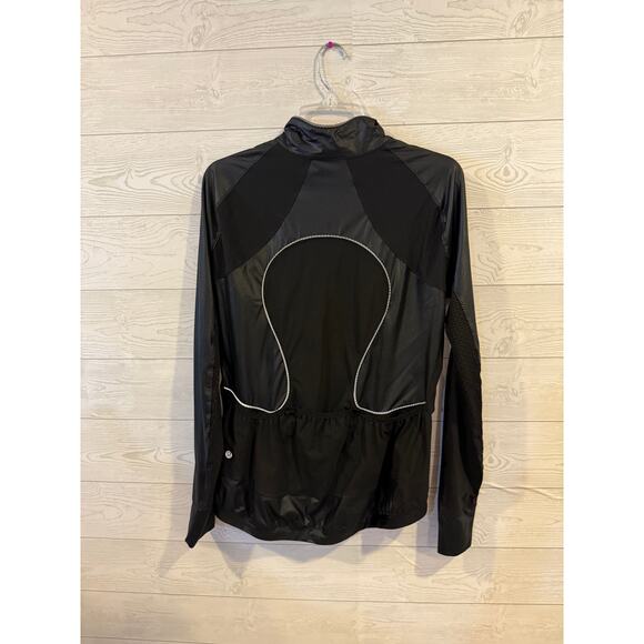 Lululemon Womens Paceline Black Jacket Sz 10 Cycling - Picture 2 of 6